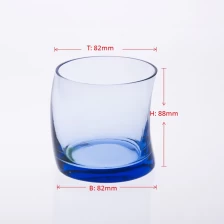 China New Promotional colored Glass wine glass cup manufacturer