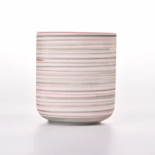 China Neuankömmlinge Keramik Kerzenglas leerer Keramikkerzengefäß einzigartiges Design Großhandel Hersteller