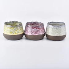 China New arrival unique design ceramic candle jar manufacturer