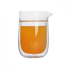 China New borosilicate glass double wall  drinking glass cup manufacturer
