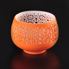 China New ceramic tealight candle jars candle holders manufacturer
