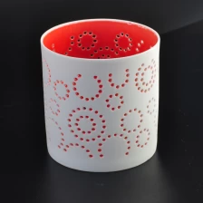 porcelana Nueva decoración del hogar titular de vela de cerámica venta por mayor fabricante