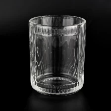 中国 New large capacity glass candle jars empty glass vessels wholesale 制造商