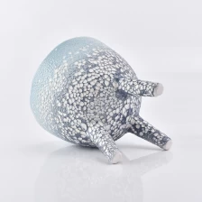China Neu entworfenes Keramikkerzenglas mit Ständer Hersteller