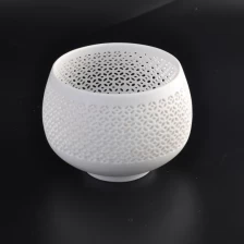中国 家の装飾のための楕円形の空洞化の陶磁器の蝋燭ホールダー メーカー