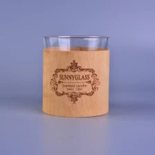 China Personalized creative customized wooden sleeve for candle holder manufacturer