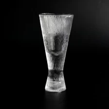 porcelana Candelador de vidrio transparente popular de 200 ml para mayorista de decoración del hogar fabricante