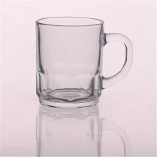 China Promotional glass tumbler beer mug with handle manufacturer