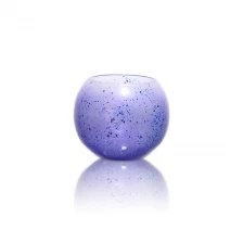الصين Purple glass candle holder الصانع