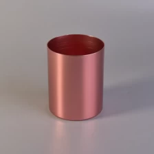 China Castiçais De Metal De Lado Direto Electroplated De Ouro Rosa fabricante