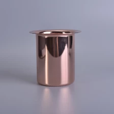 China O suporte de vela do metal do ouro de Rosa popular em AU fabricante
