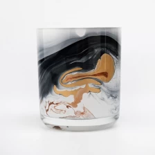 Chiny Okrągłe szklane szklane słoiki z dekoracji domowej świecy naczynia producent