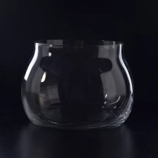 China Recipiente de vela de vidro redondo atacado fabricante