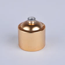 China Forma redonda garrafa dourada perfume fabricante