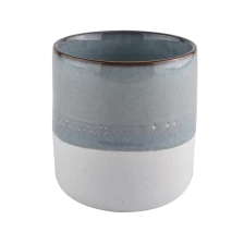 Chine Échantillon de pot de bougie en céramique ronde en gros fabricant