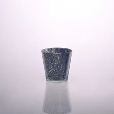 Chiny Srebrne szklane słoiki ze świecami Mercury do dekoracji wnętrz producent