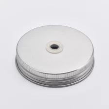 porcelana Tapones de rosca de metal plateado para tarros de albañil fabricante