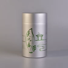 中国 シルバーカラーの金属コーヒーコンテナ茶缶 メーカー