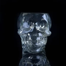 Cina Disegno del cranio di vetro chiaro della candela per la decorazione produttore
