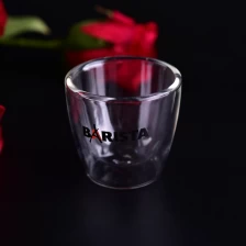 China Small Size Double Wall Borosilicate Glass Tea Cup manufacturer