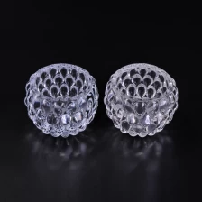 China Small cute crystal clear glass votive candle holder wholesale manufacturer