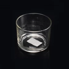China Small glass candle holder for candle wax manufacturer