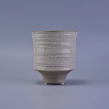 China Especial forma rodada cerâmica candle holder fabricante