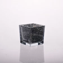 China Square mercury glass candle holder manufacturer