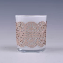 porcelana Vasos altos almacenados Vaso de vidrio vela con tapa fabricante