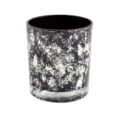 China Sunny Glassware Black glass candle jar for making supply wholesale pengilang