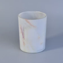 porcelana Vidrio asoleado vidrio mármol efecto vela titular fabricante