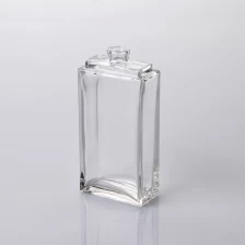 China Super clear square glass perfume bottles for home decor manufacturer