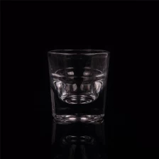 Cina Spessore fondo chiaro di candela di vetro trasparente tazza titolare produttore