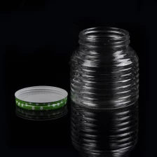 Chine Thread patterned Glass Jar fabricant