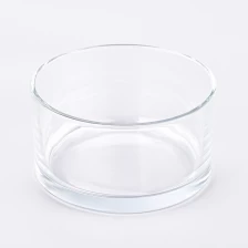 China Three Wicks Glass Candle Vessels 1000ml Large Glass Candle Jars For Sale manufacturer