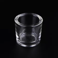 China Suporte de vela de tealight de pequena espessura parede transparente 80ml fabricante