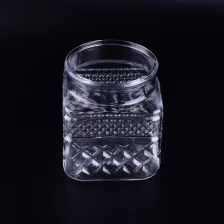 China Transparent big mason container mugs glass candy jars manufacturer