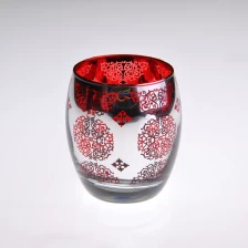 China Unique and safe candle glass holder manufacturer