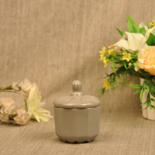 China Unique ceramic candle holders with lid manufacturer