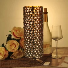Chiny Unikalne ręcznie mozaika szklana świecznik do dekoracji wnętrz i wesele wykonane w Chinach producent