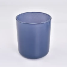 China Unique transparent color glass candle jars wholesale manufacturer