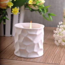 China Casa branca de chá em cerâmica castiçal luz fabricante