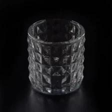 China Castiçal de vidro transparente Whitel com logotipo personalizado fabricante