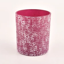 China Wholesale 300ml deep rose glass candle jar home decor manufacturer