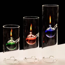 Cina Commercio all'ingrosso Borosilicate Custom Design Glass Oil Light Light produttore