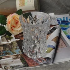 Cina Crystal Clear Glass Candle Holder fornitore all'ingrosso produttore