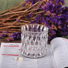 China New Home Decor Classic Glass Tealight Candle Jar manufacturer
