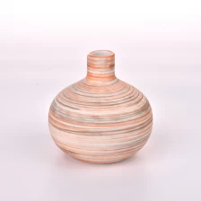 China Wholesale colorful effect  8oz 10oz ceramic bottle for home decor manufacturer
