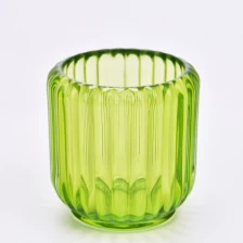 China Wholesale Stripe Design Scented Candle Jars for Candles with Home Decor manufacturer