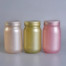 China Wholesale glass mason jar with lids for candle manufacturer